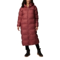 Columbia Winter-Daunenmantel Puffect Long Jacket (Thermarator Isolierung, wasserabweisend) weinrot Damen